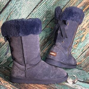 Lamo Adele mid-calf boots made of suede